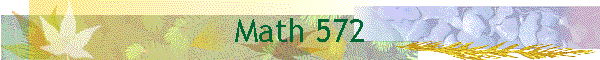 Math 572