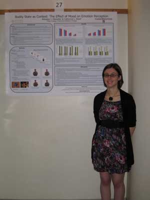 Rebekka Manzella at Keck Senior Thesis Symposium