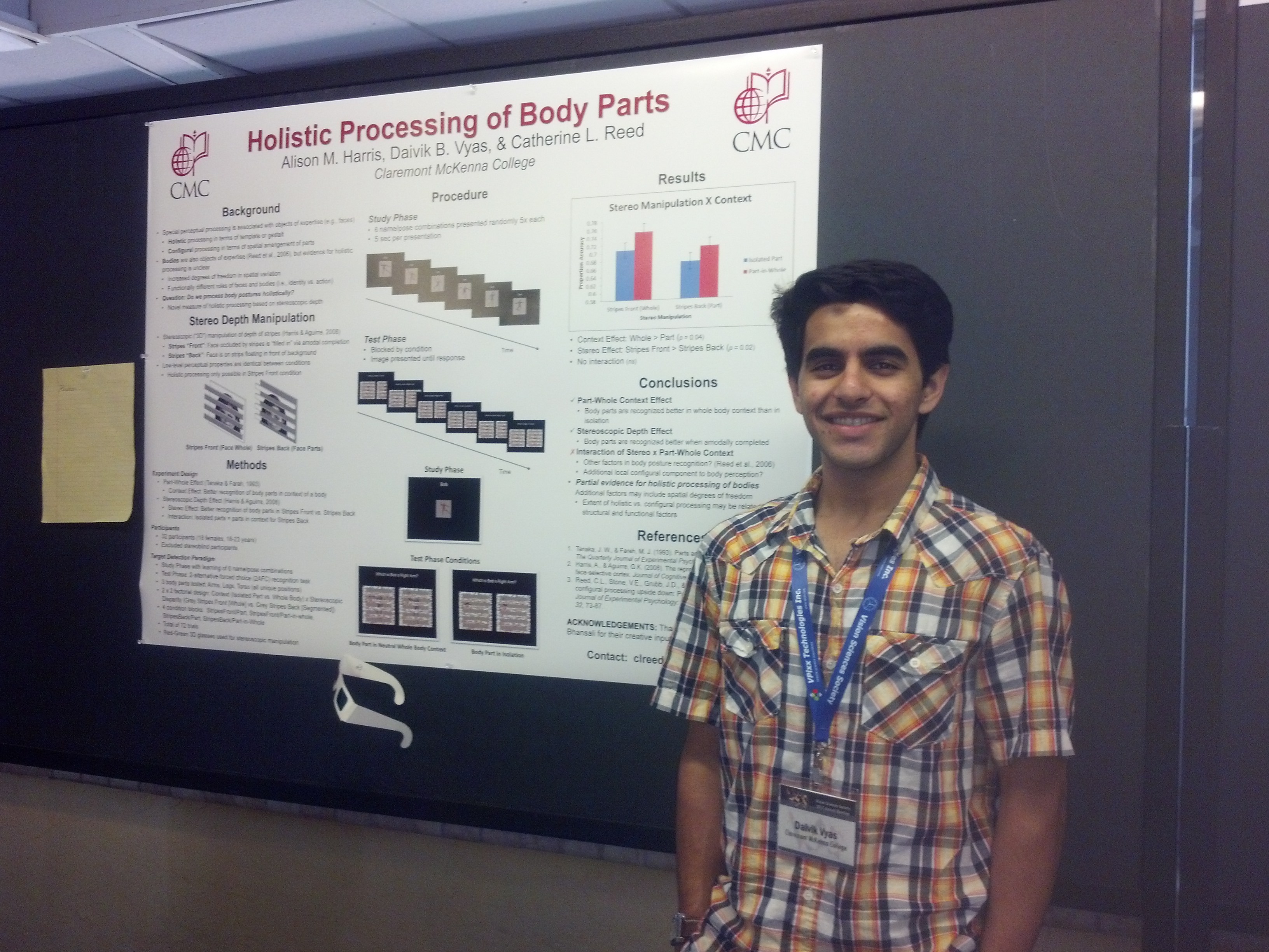 Daivik Vyas at Visual Sciences Society