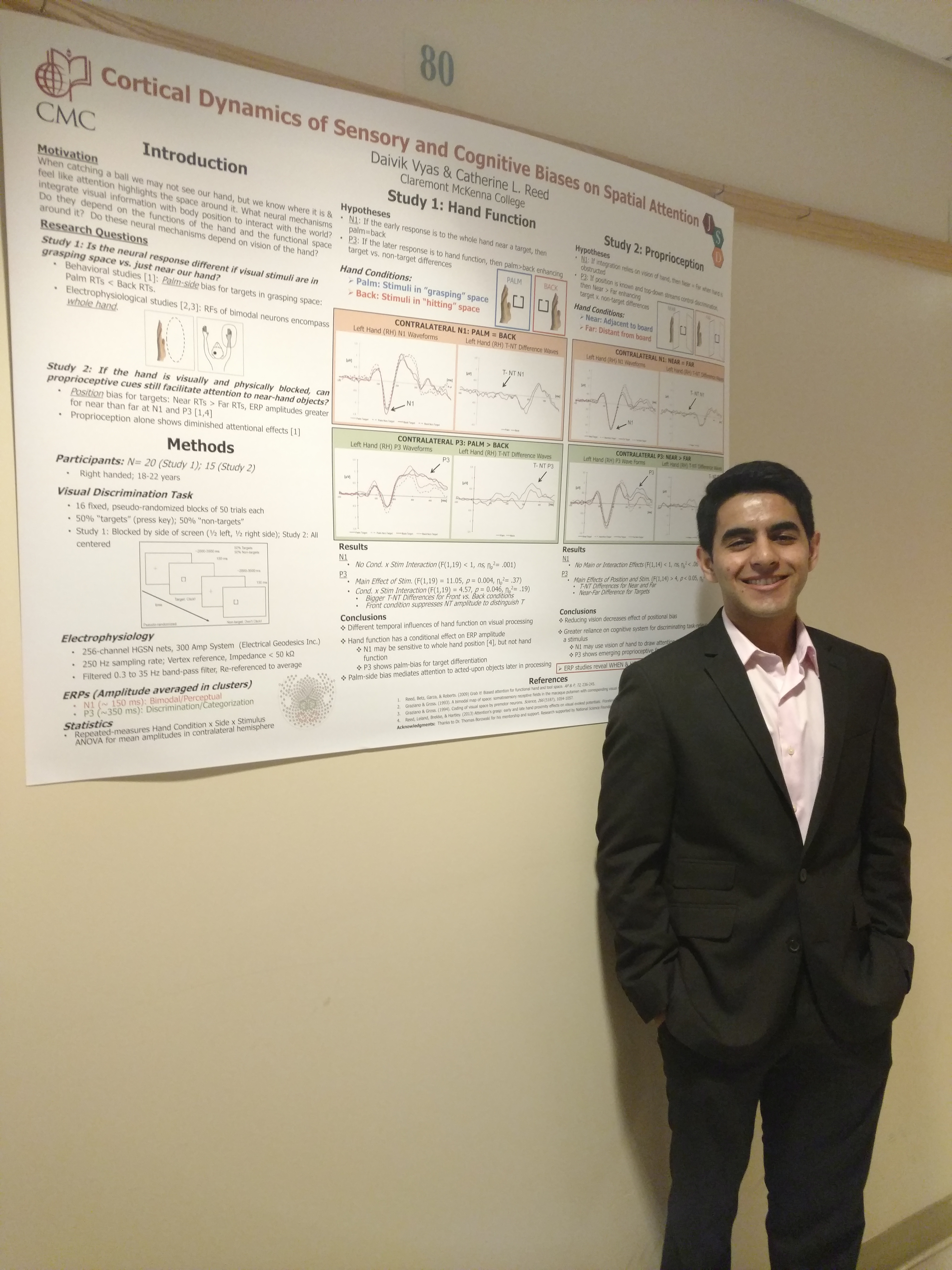 Daivik Vyas at Keck Senior Thesis Symposium