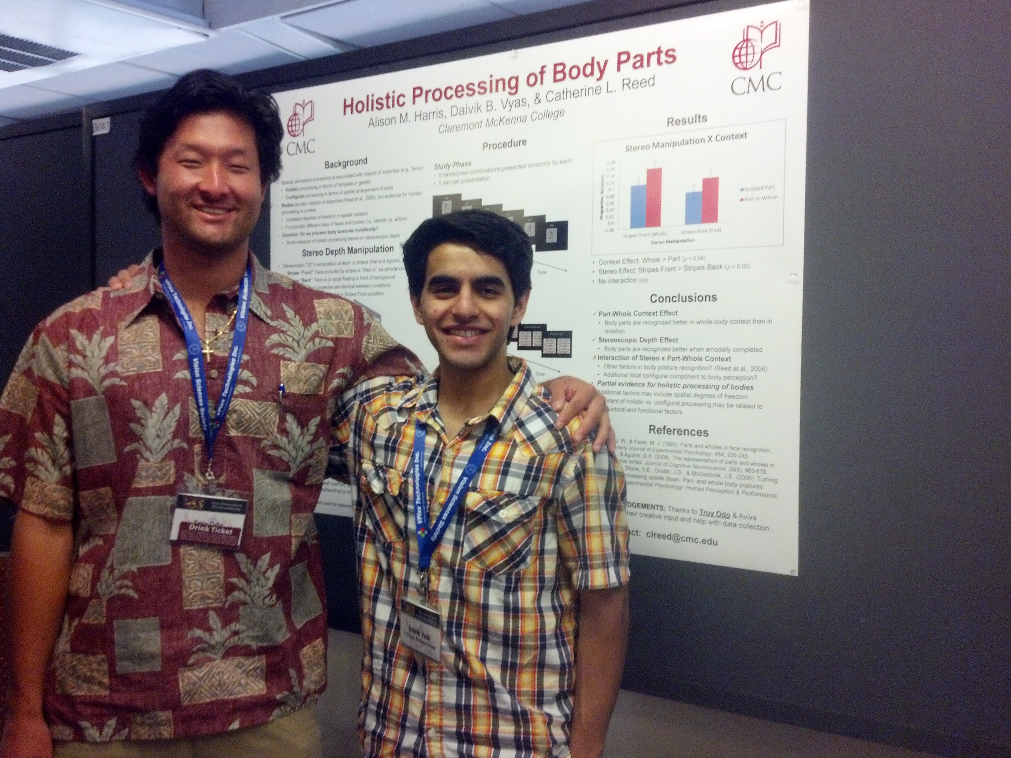 Troy Odo & Daivik Vyas at Visual Sciences Society