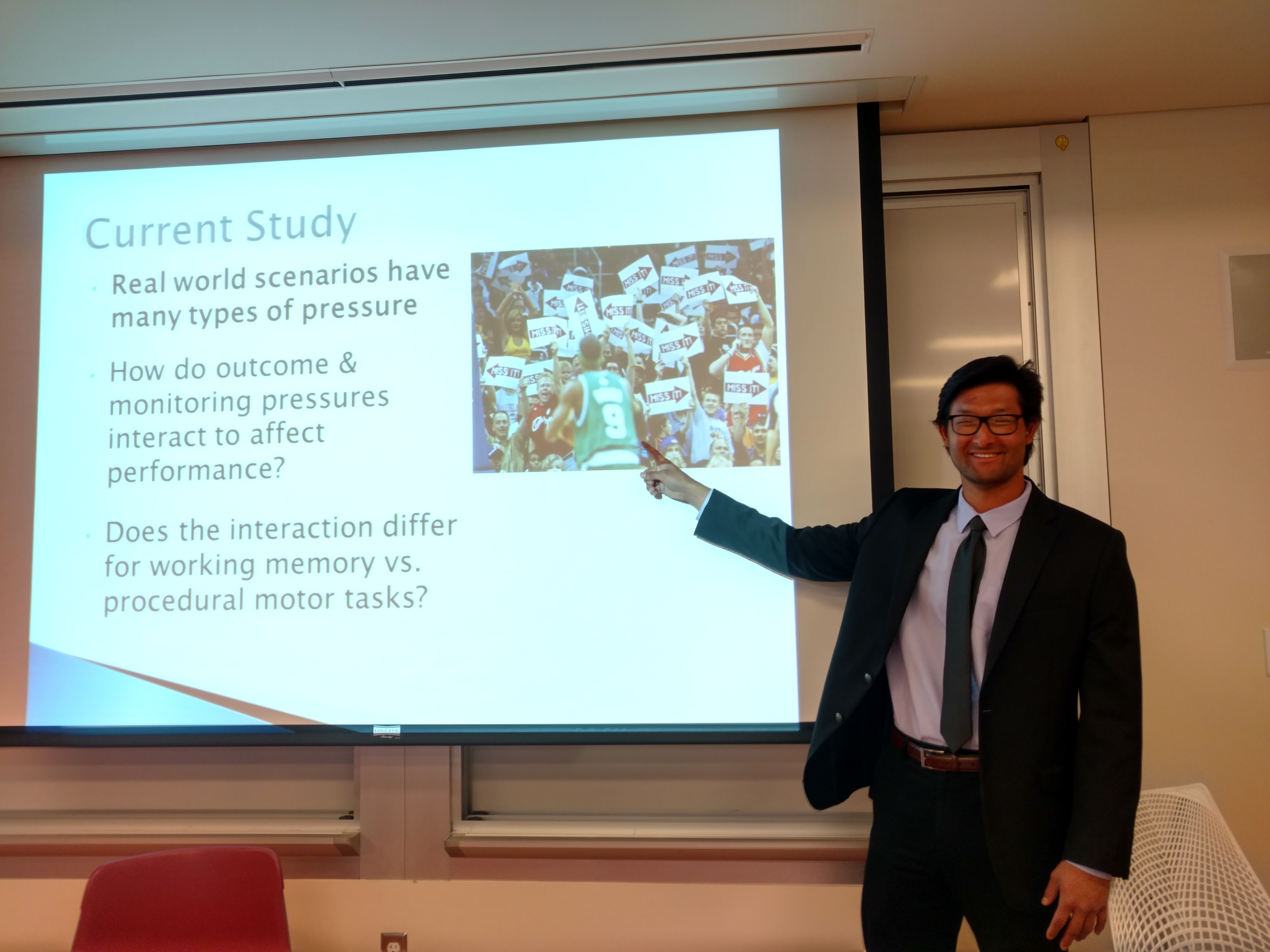 Troy Odo at Psychology Senior Thesis Oral Presentations