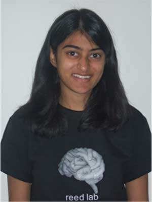 Harvey Mudd College, '14, Biology major. Thesis: Influences of Satiety & Body Satisfaction on Spatial Attention: An Electrophysiological Study. Selected Projects: NSF RA: Hand location affects visual processing under distributed but not focused; Spatial attention: An electrophysiological study.